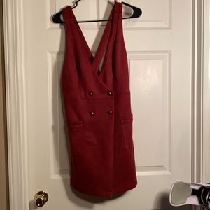 Criss cross holiday dress